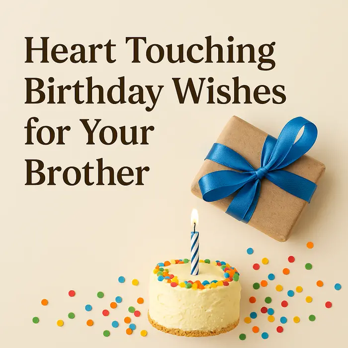 Heart Touching Birthday Wishes for Your Brother