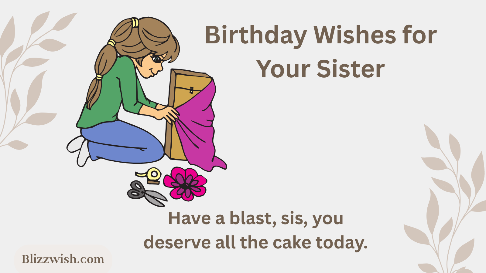 Birthday Wishes for Your Sister