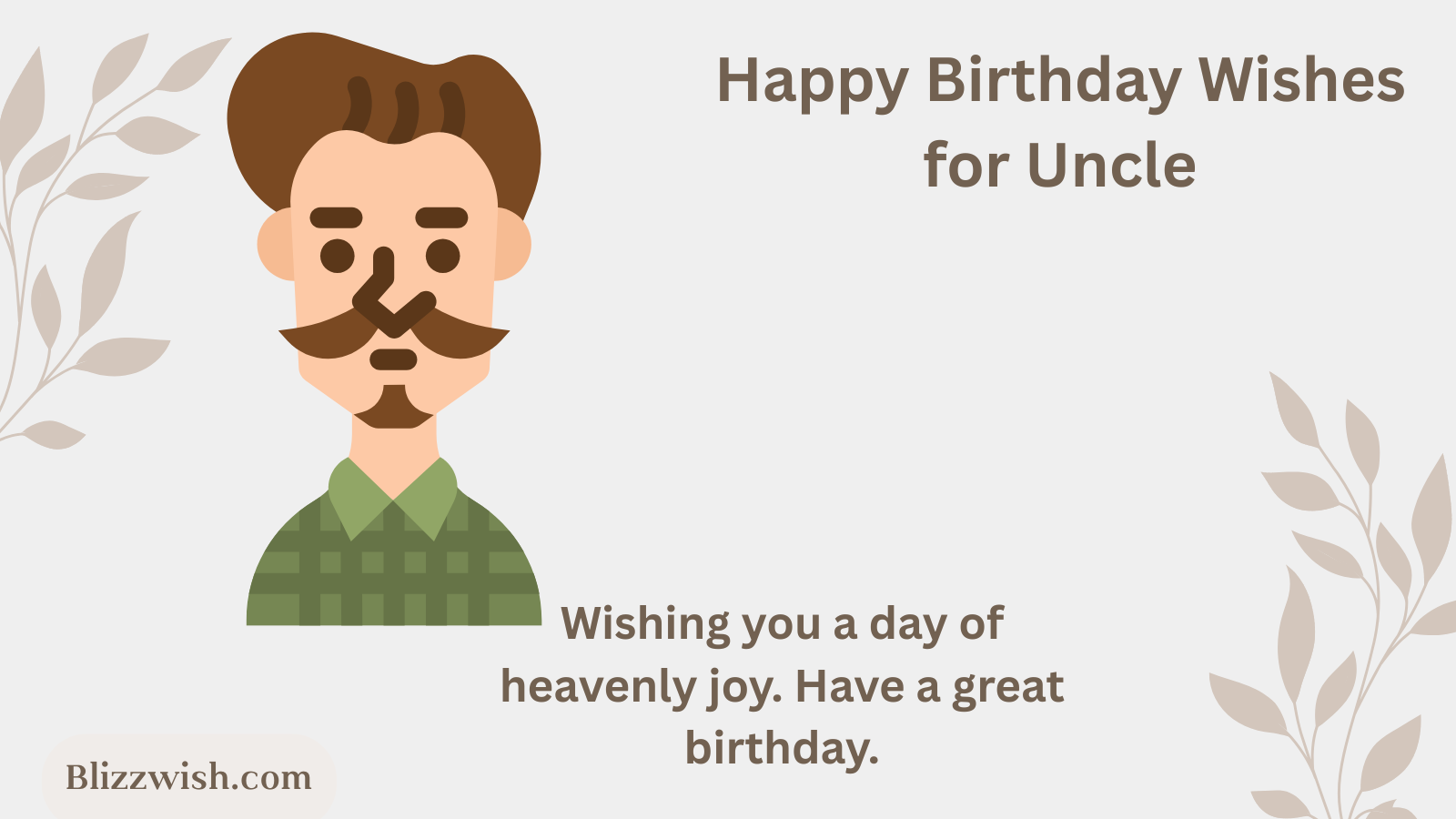 Happy Birthday Wishes for Uncle